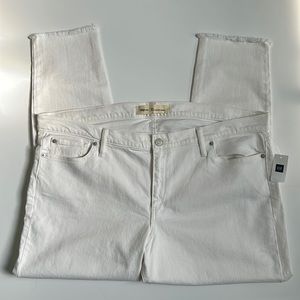 Gap 1969 True Skinny Ankle White Jeans Sz 35R (20)